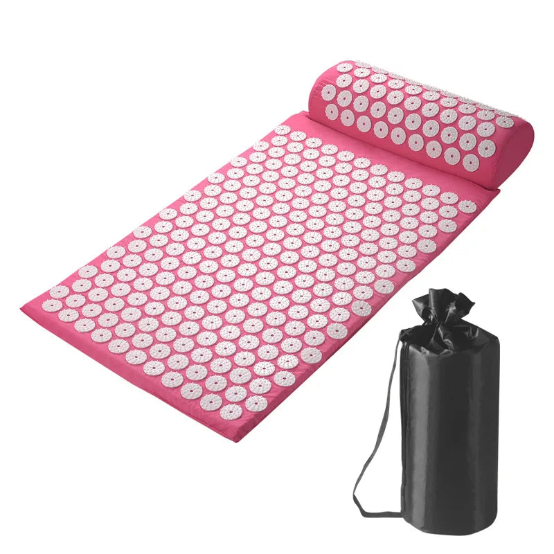 Acupressure Yoga Mat & Massage Cushion Set