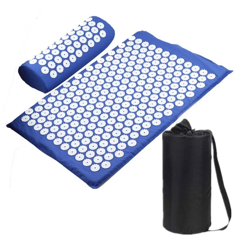 Acupressure Yoga Mat & Massage Cushion Set