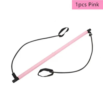Pilates Squat Resistance Bar with Bands