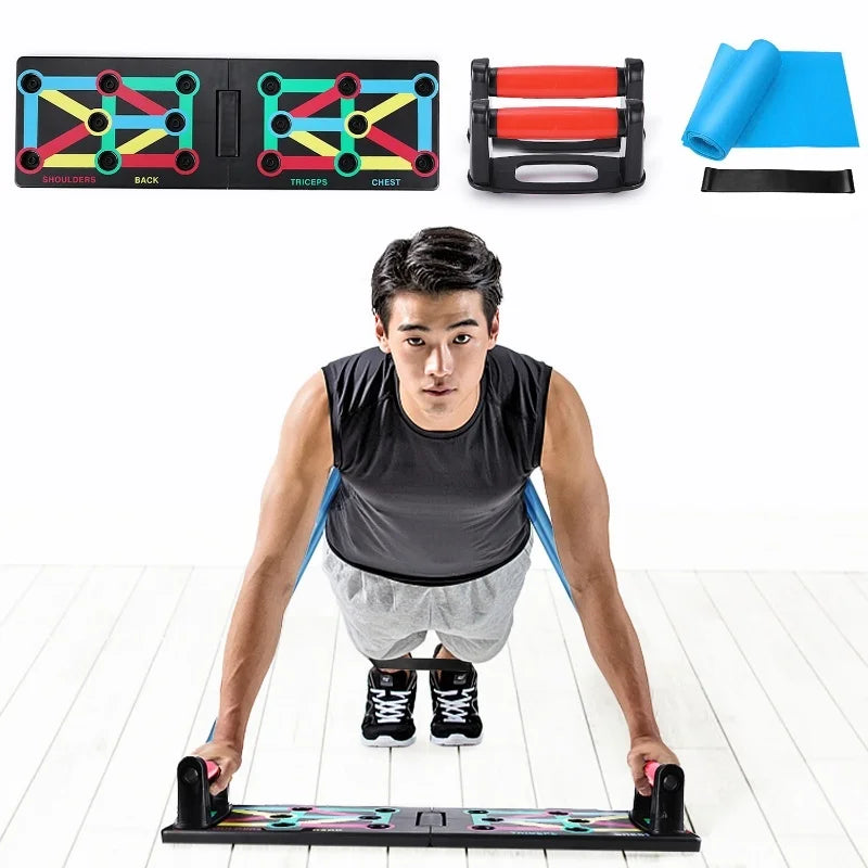 9-in-1 Push Up Board – Home Workout