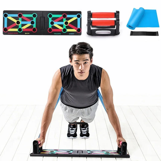 9-in-1 Push Up Board – Home Workout