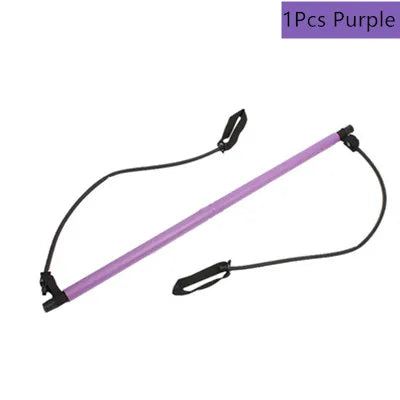 Pilates Squat Resistance Bar with Bands