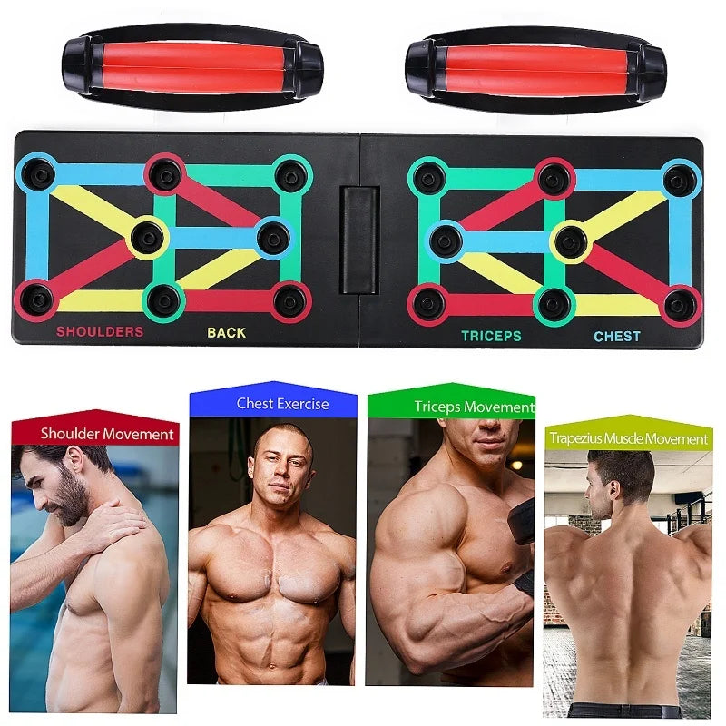 9-in-1 Push Up Board – Home Workout