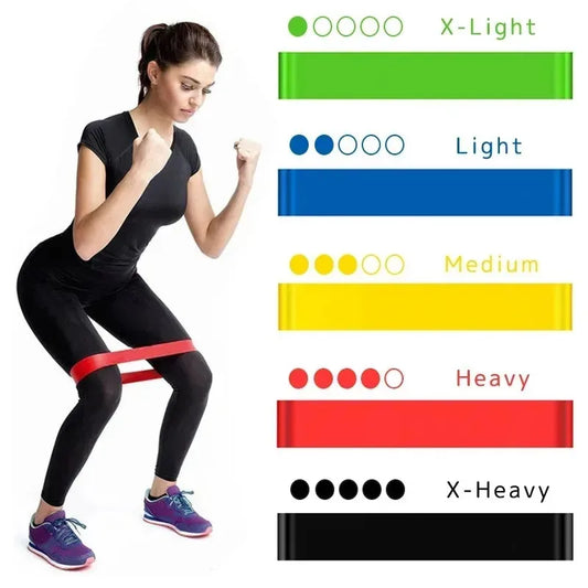 Yoga Resistance Bands – Elastic Fitness Set