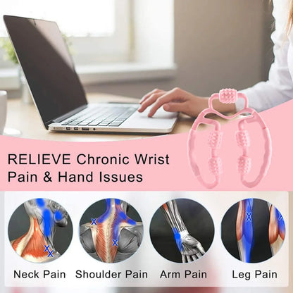 U-Shape 360° Massage Roller – Full Body Relief