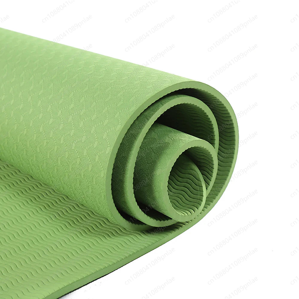 Non-Slip Yoga Mat with Alignment Lines
