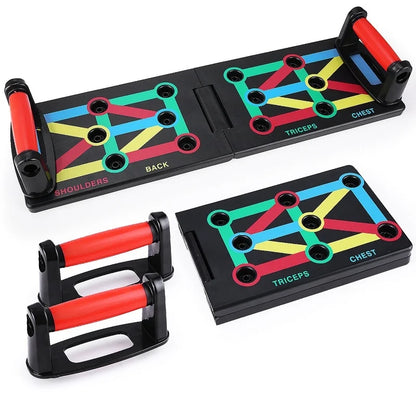9-in-1 Push Up Board – Home Workout