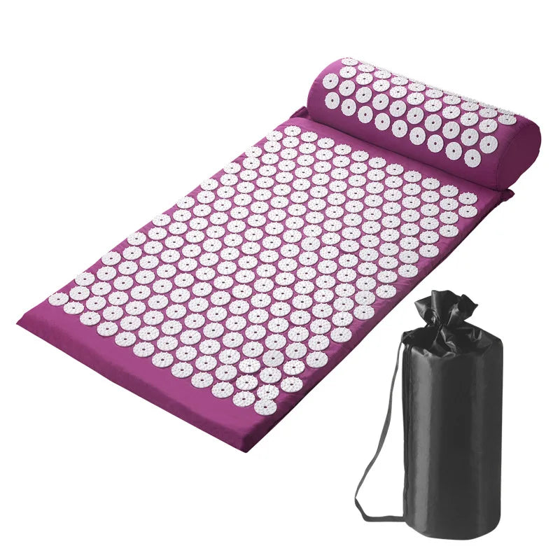 Acupressure Yoga Mat & Massage Cushion Set