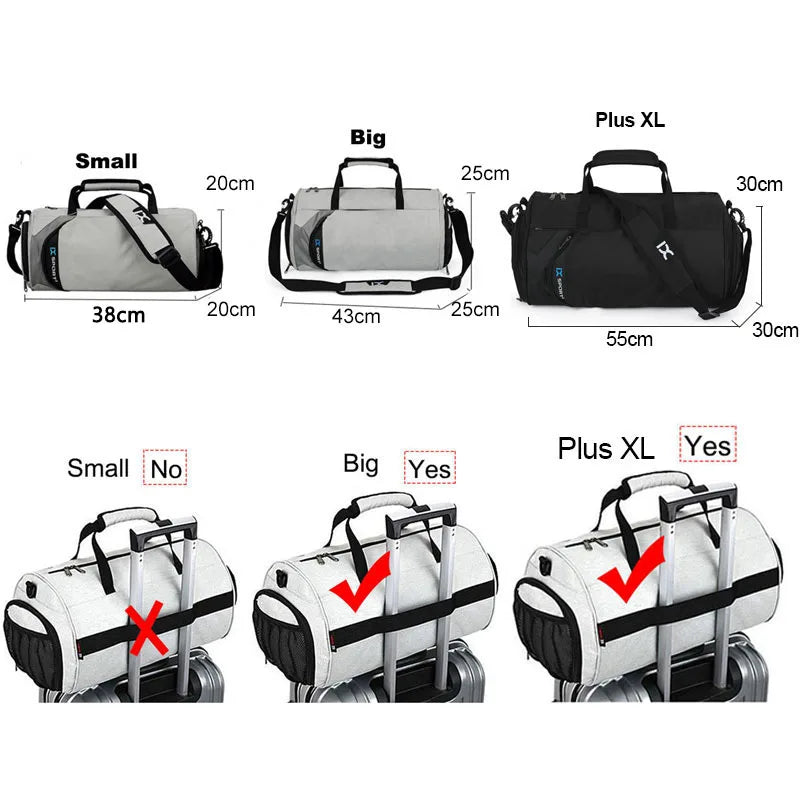 Men's Gym & Travel Duffel Bag