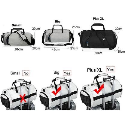 Men's Gym & Travel Duffel Bag