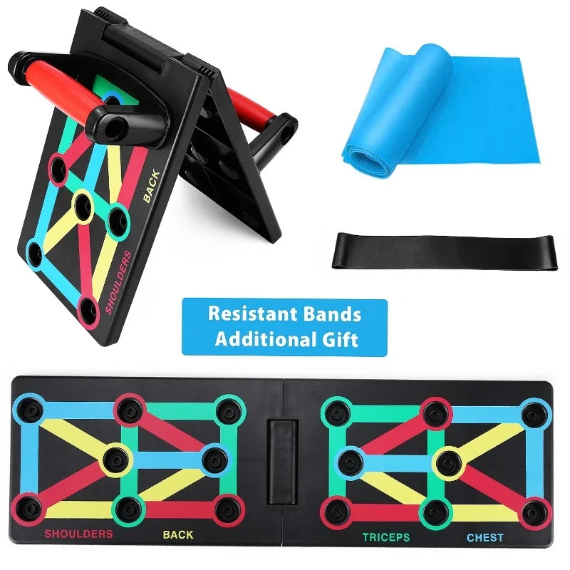 9-in-1 Push Up Board – Home Workout